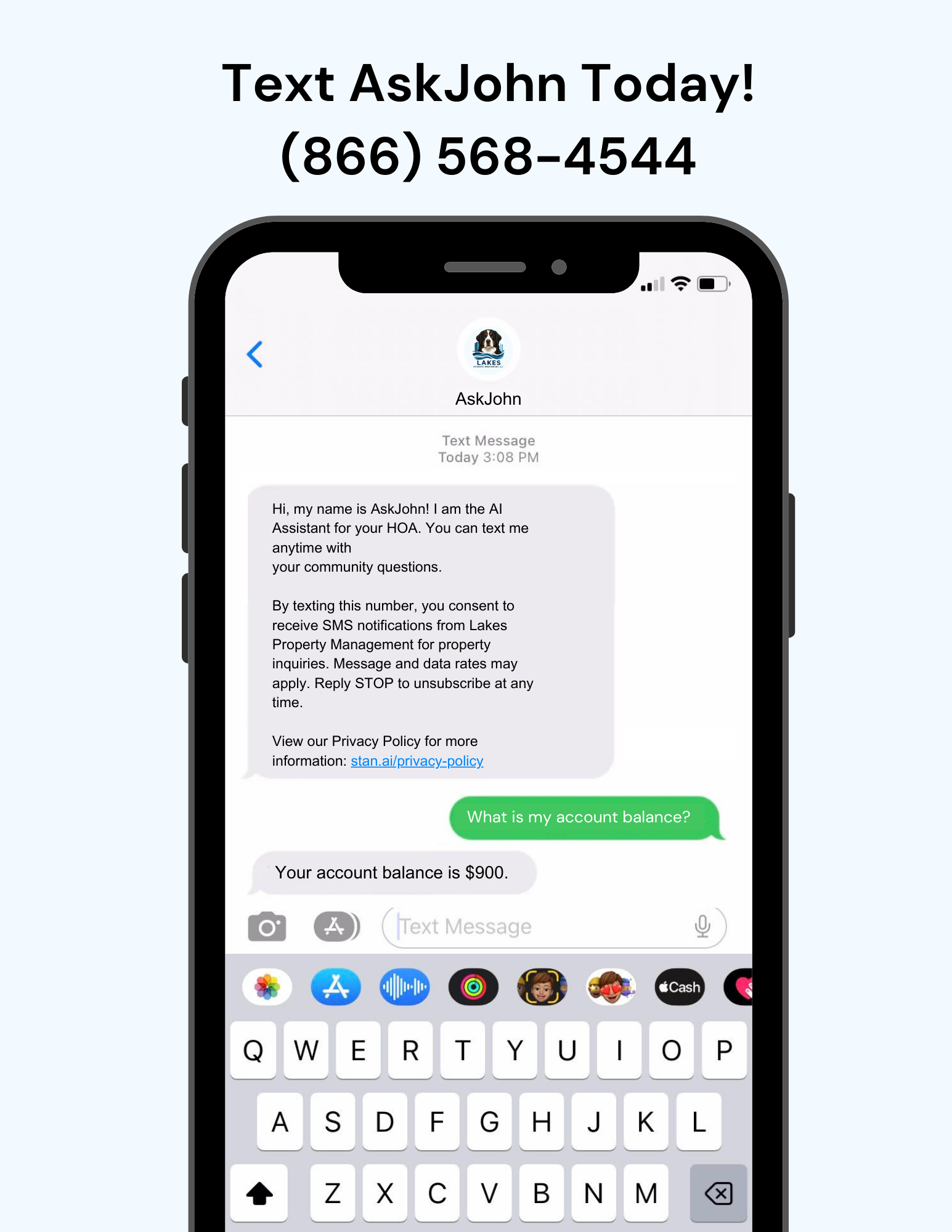 AskJohn Text Conversation